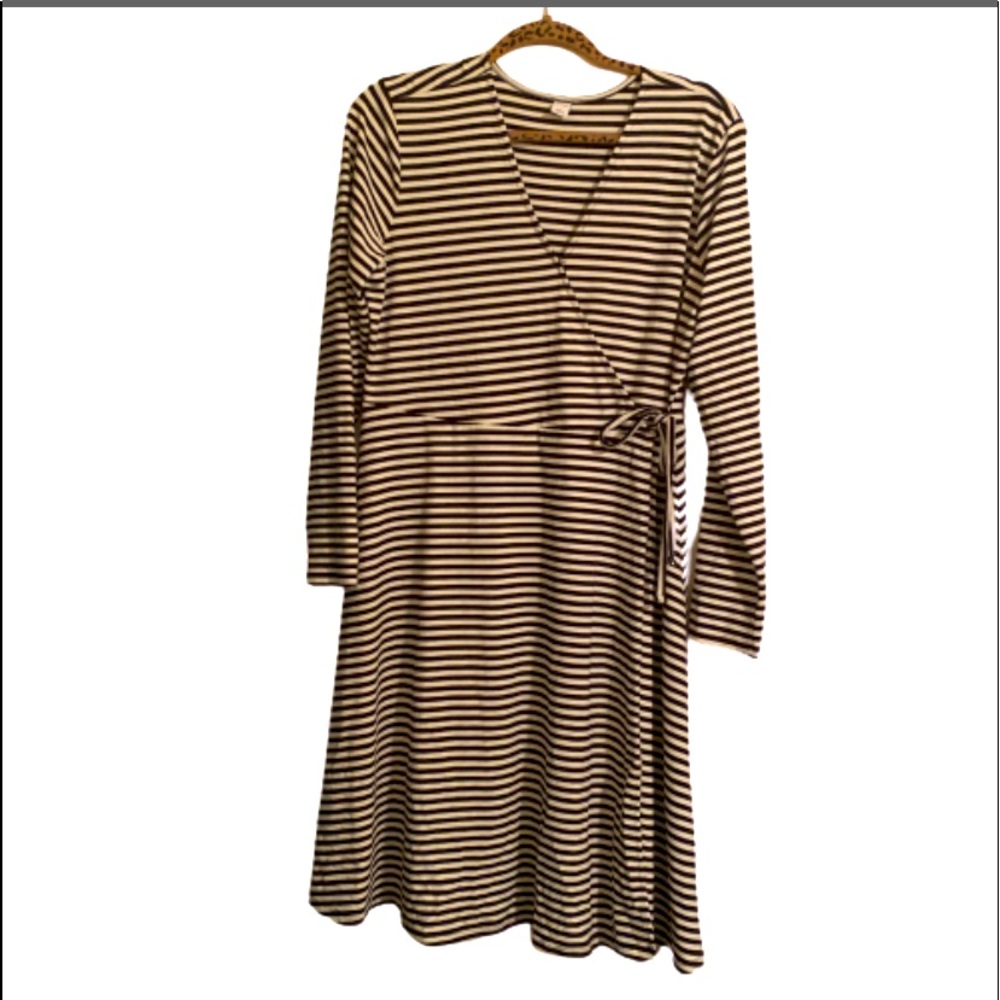 Faux wrap dress